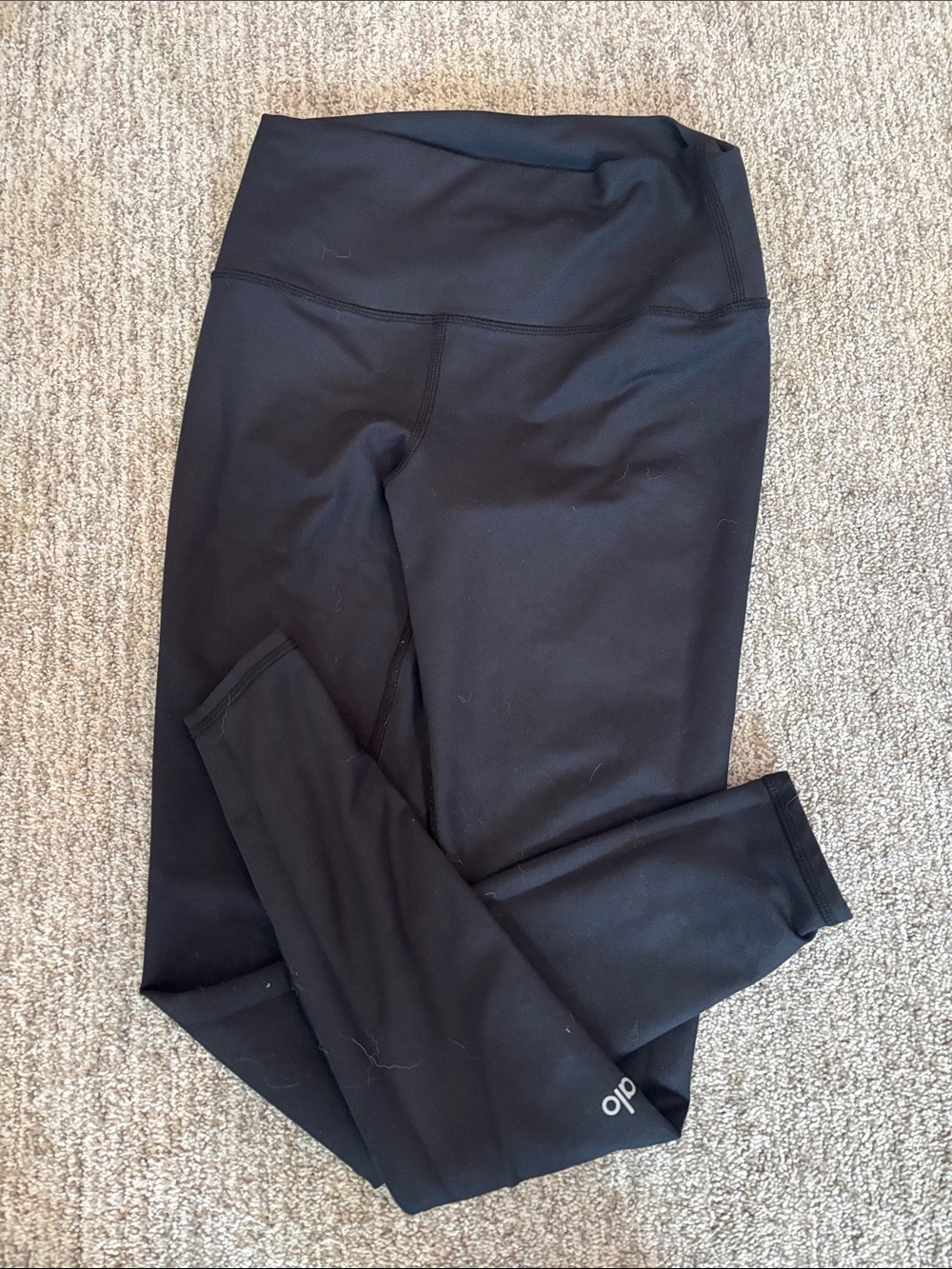 ALO Black Yoga Black Performance Leggings